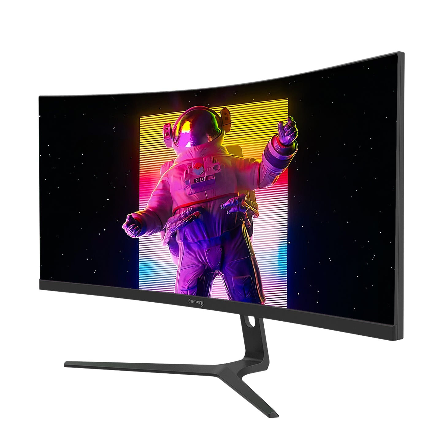 Suevery 32" Curved Gaming Monitor, 200Hz, FHD/1920*1080P, 120 sRGB, Freesync, HDMI/DP-Black