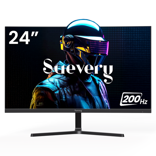 Suevery 24 Inch FHD 200Hz Gaming Monitor