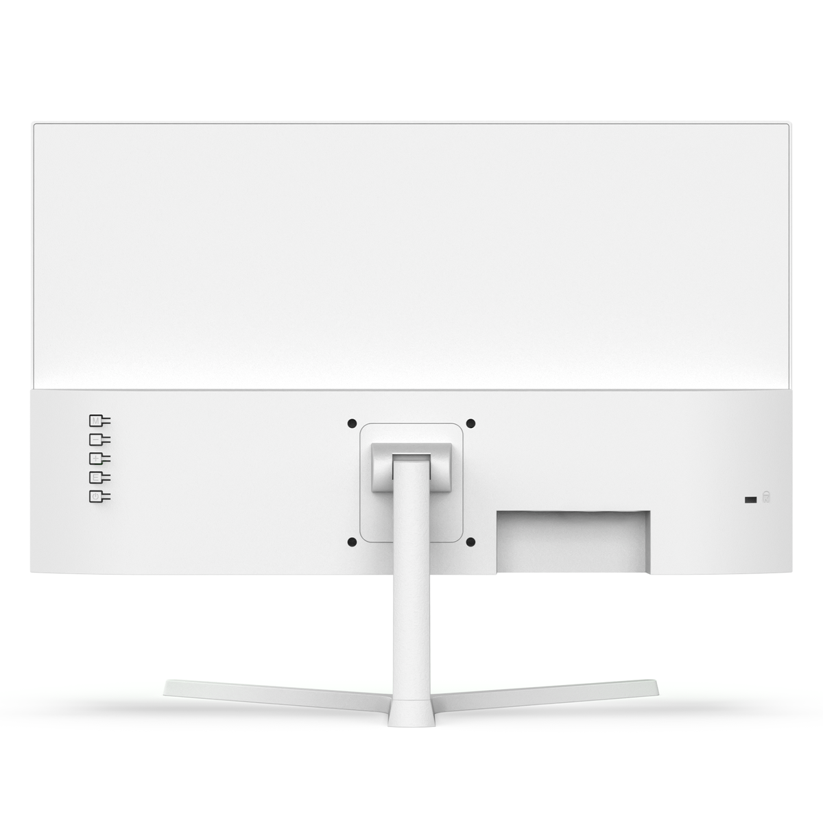 Suevery 24" FHD 1080p Curved Gaming Monitor, 240Hz, Built-in Speakers, 1800R, FreeSync, Wall Mountable -White