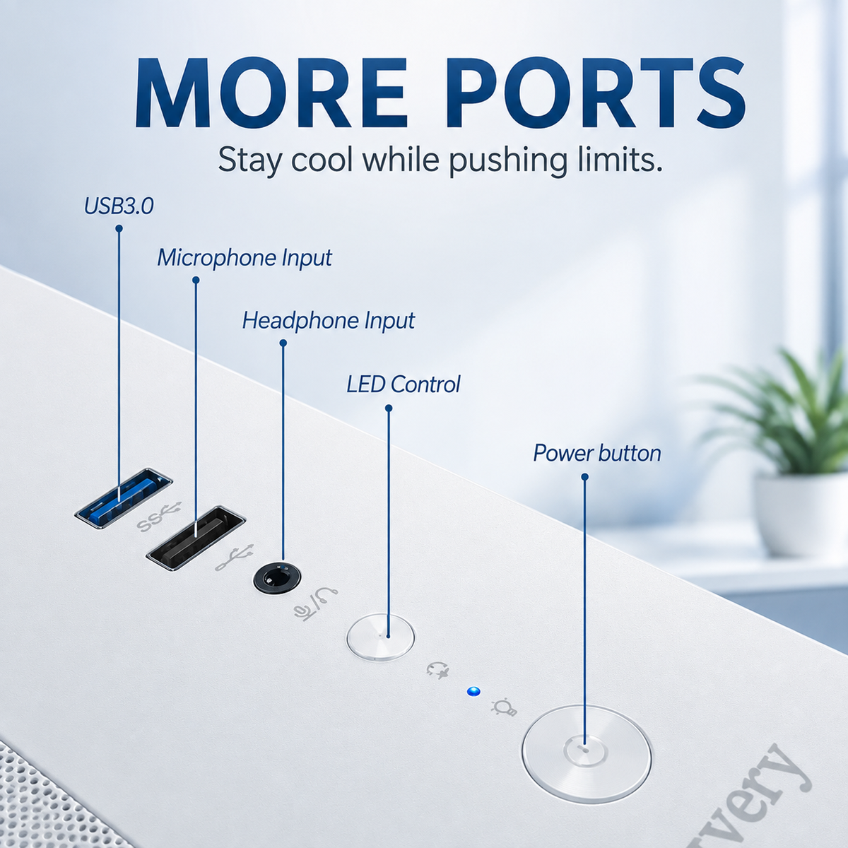 Suevery Desktop PC Computer, AMD Ryzen 5 3400G up to 4.2GHz, 16GB DDR4 RAM, RGB Fans, WiFi 6, White