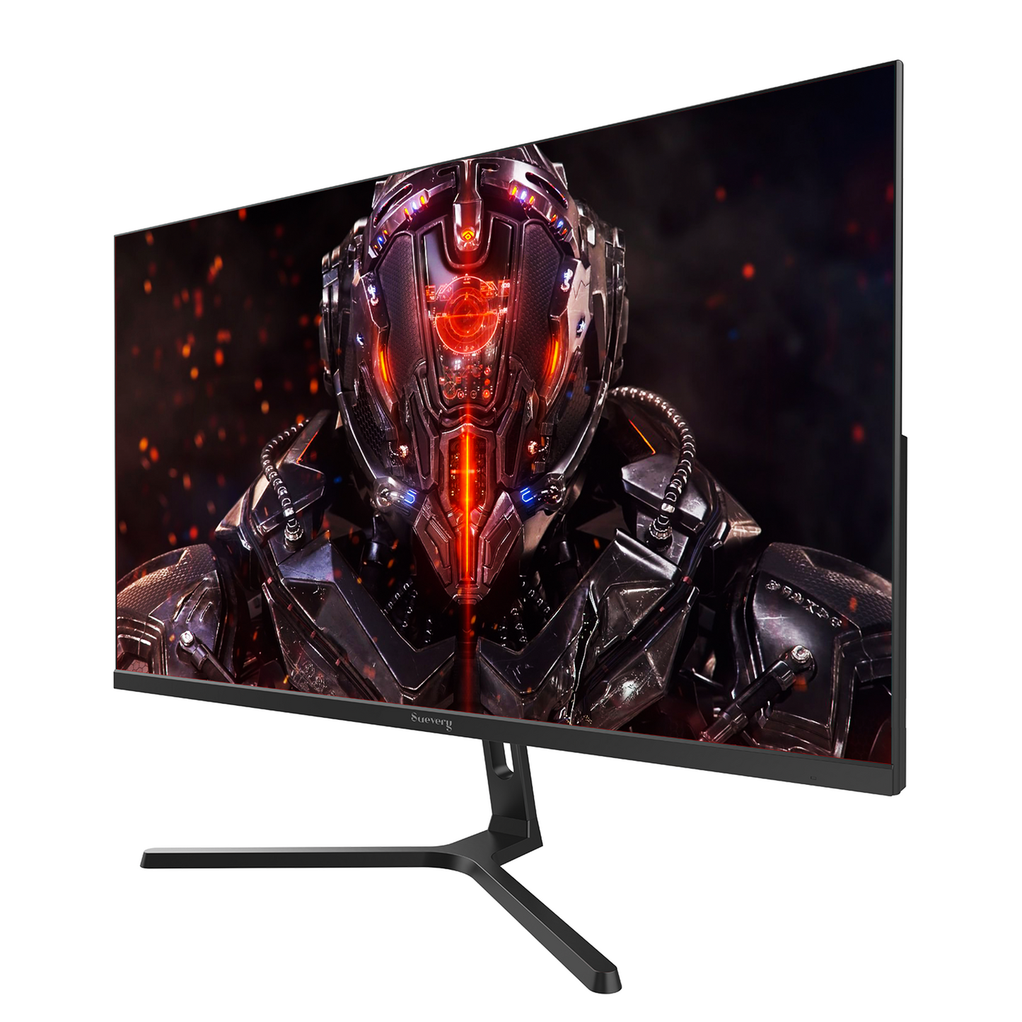 Suevery 27" Computer Monitor, FHD 1080P/100Hz Gaming Monitor, 1800R, 100% sRGB, Built-in Speakers, VGA/HDMI, Black
