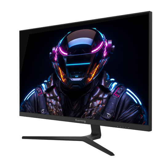 Suevery 27" Computer Monitor, FHD 1080P/100Hz Gaming Monitor, 1800R, 100% sRGB, Built-in Speakers, VGA/HDMI, Black